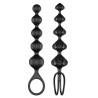 Satisfyer Kit de 2 chapelets Satisfyer beads - Noirs